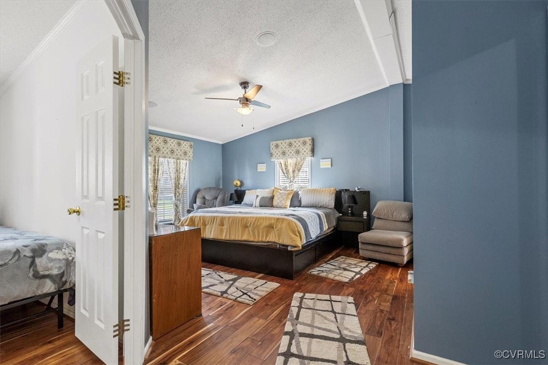 18436 Wakefield Road Courtland, VA 23837 - Photo 12 of 50 Bedroom with lofted ceiling, a textured ceiling, c