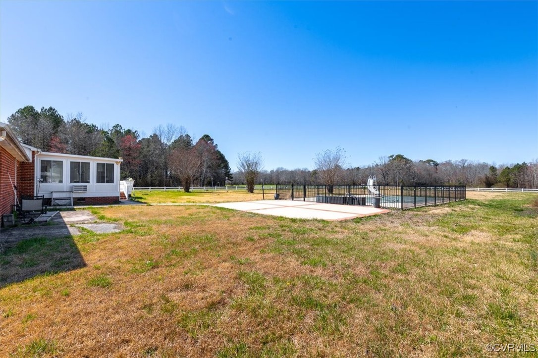 18436 Wakefield Road Courtland, VA 23837 - Photo 45 of 50 View of yard with fence