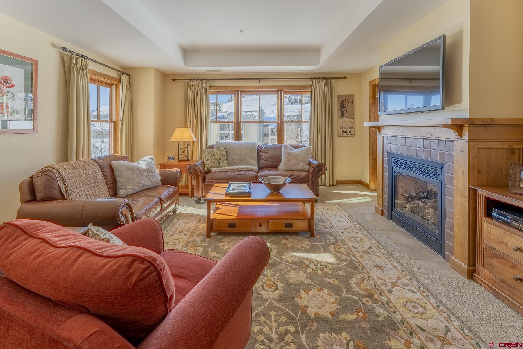 Welcome to Cloud Nine Camp, a spacious and bright ski condo in the heart of Crested Butte base area.
