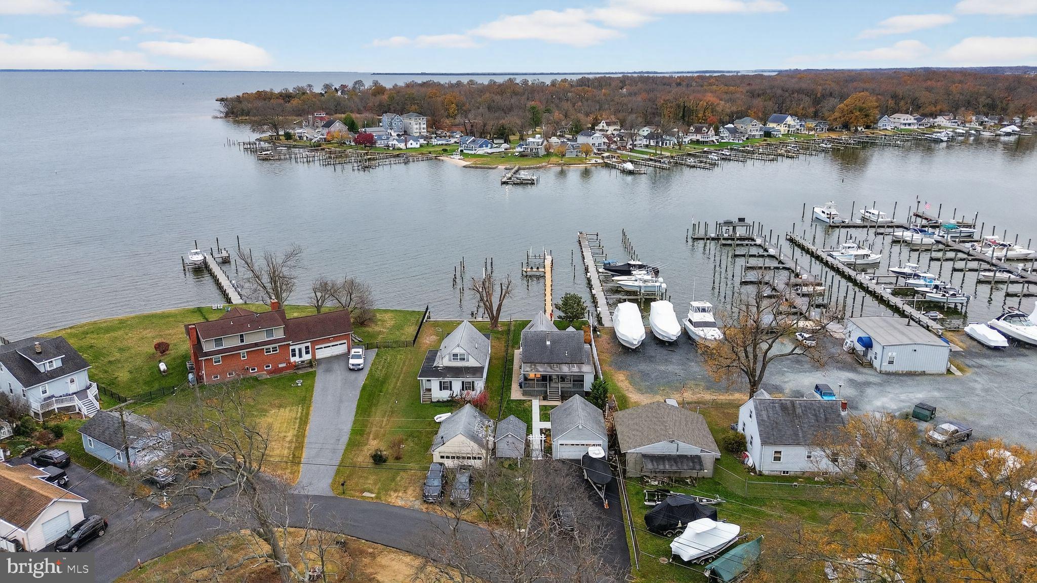 920 Seneca Park Road Middle River, MD 21220 - Photo 22 of 60 an aerial view of a house with outdoor seating