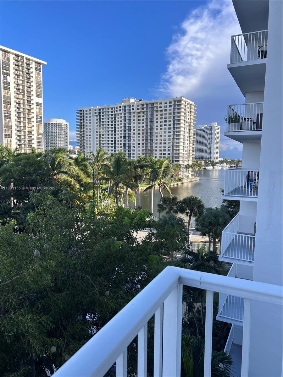 2851 Northeast 183rd Street, Unit 509E Aventura, FL 33160 - Photo 11 of 22 a view of a city from a balcony
