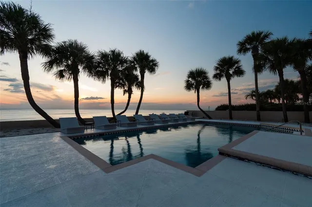 a city view with tall buildings