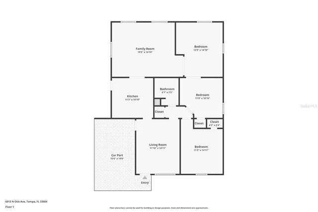 $2,175 | 6013 North Otis Avenue, Tampa, FL 33604