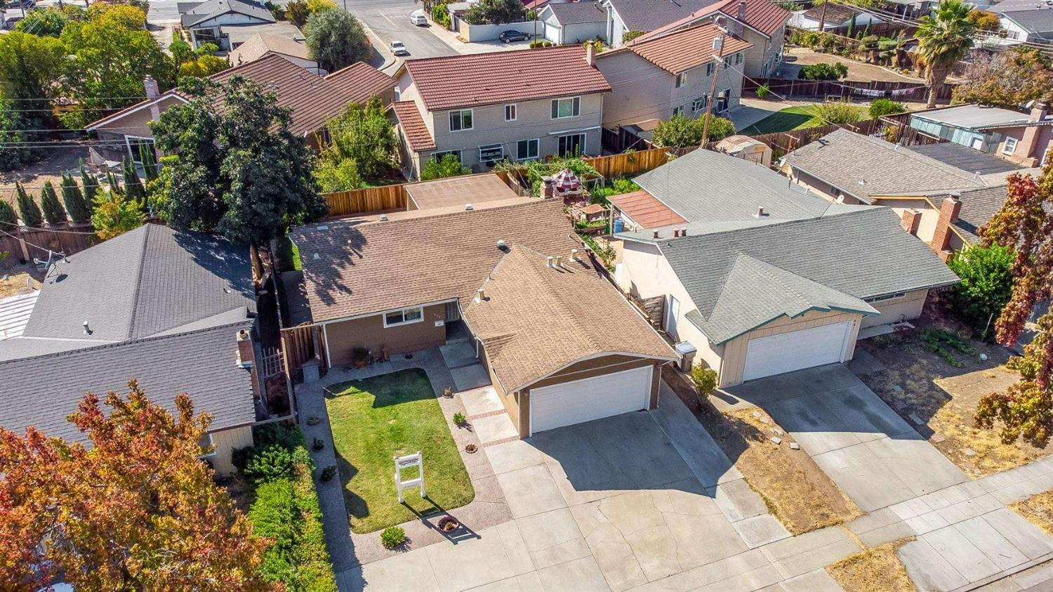 673 Bedivere Drive San Jose, CA 95127 - Photo 1 of 1 an aerial view of a house with garden space and street view