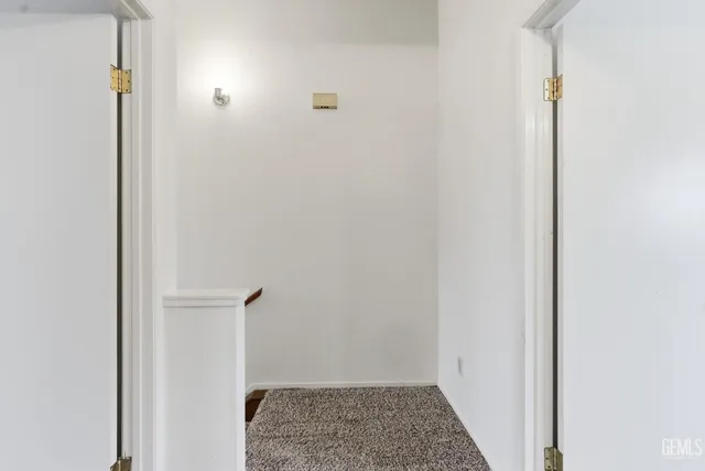 a view of room with door