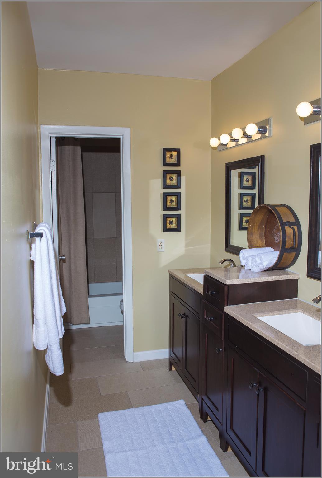 21 Hamill Road, Unit 21F Baltimore, MD 21210 - Photo 12 of 28 a bathroom with a sink and a mirror