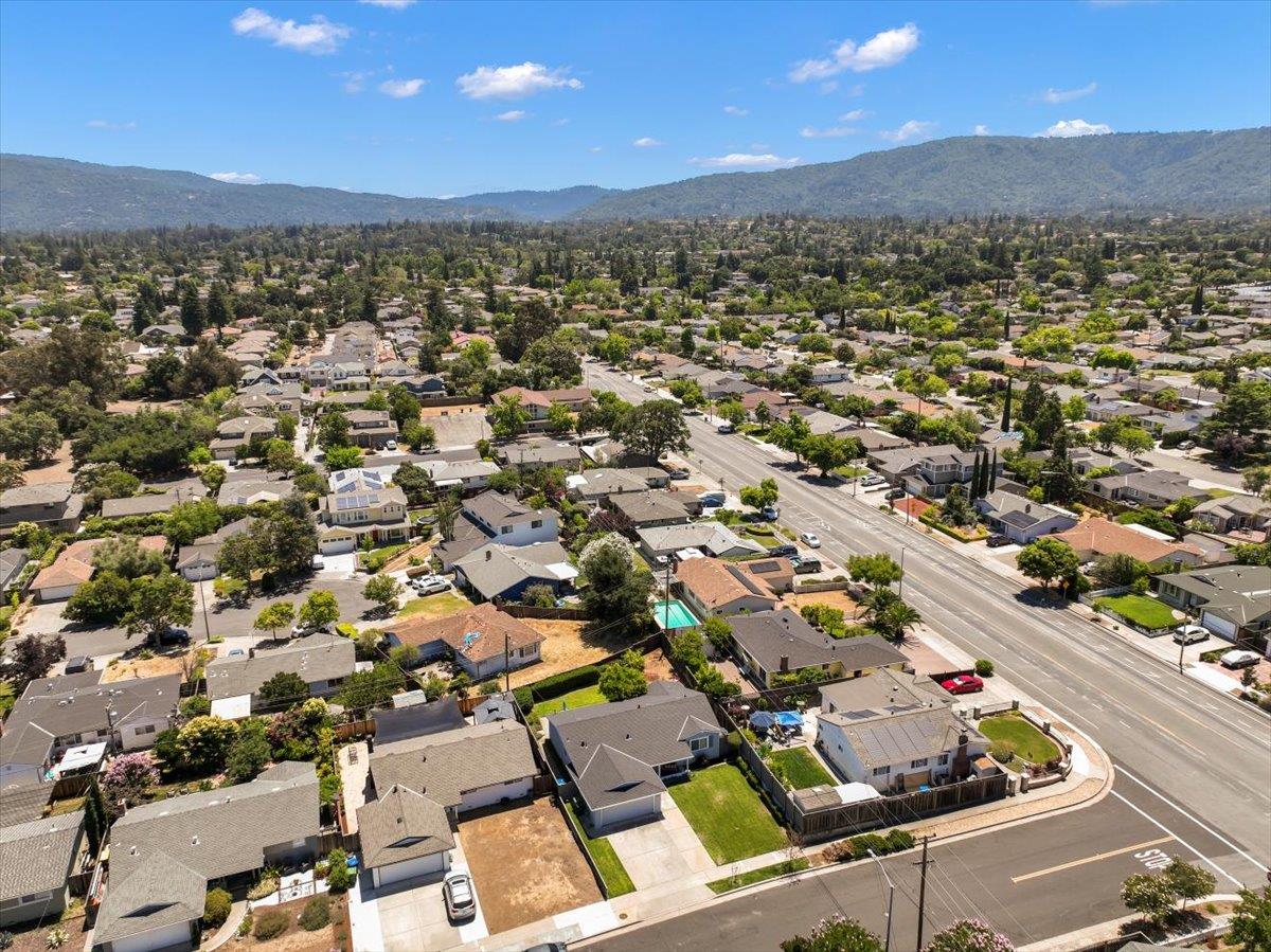 1470 Inskip Drive Campbell, CA 95008 - Photo 41 of 43 an aerial view of residential houses with outdoor space