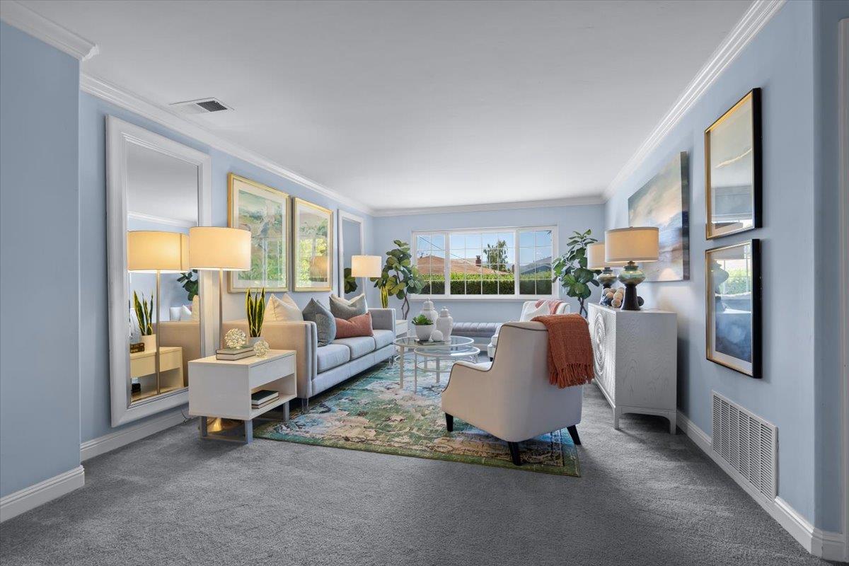 1470 Inskip Drive Campbell, CA 95008 - Photo 6 of 43 a living room with furniture and a large window