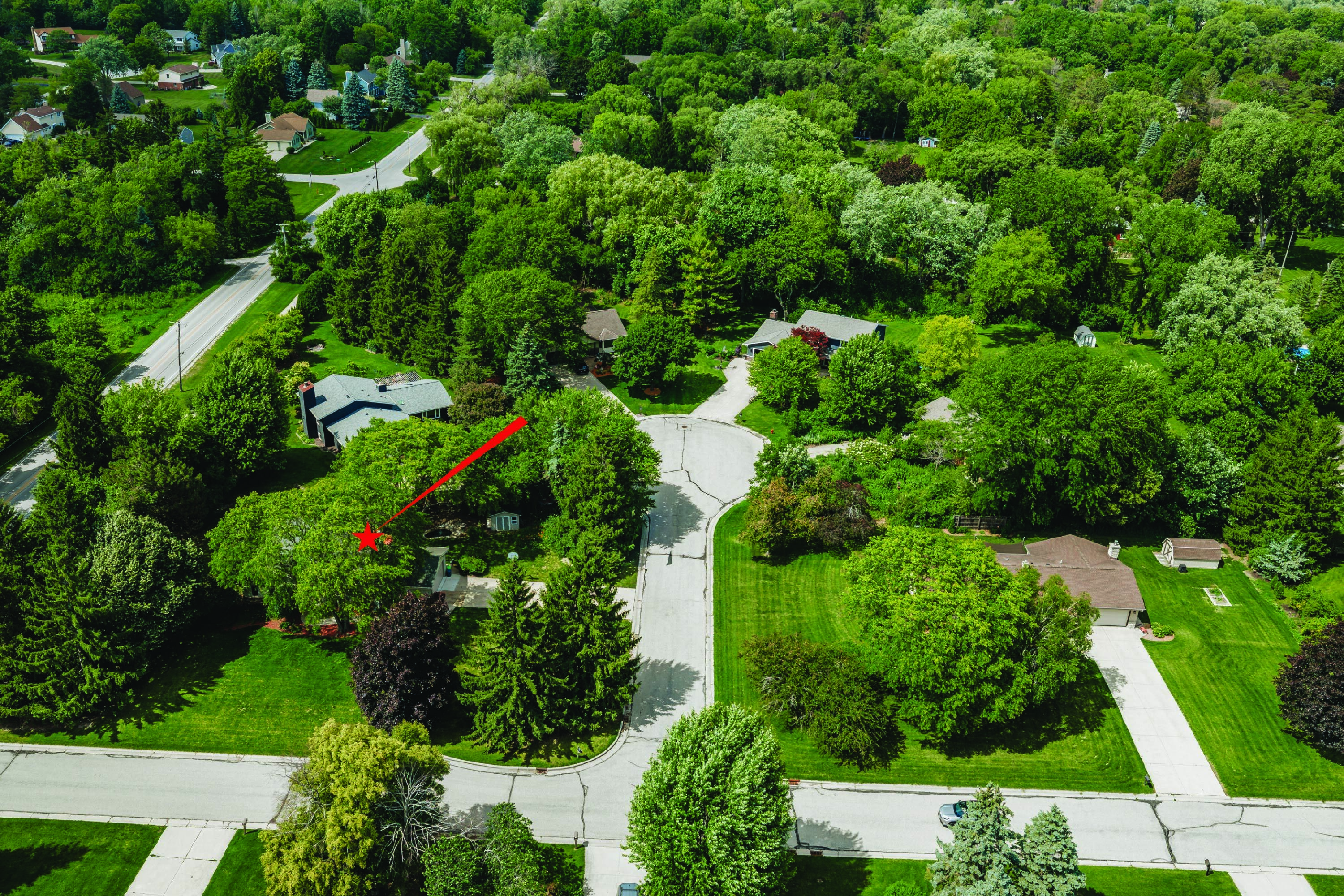 13960 James Street Brookfield, WI 53005 - Photo 43 of 44 Aerial View