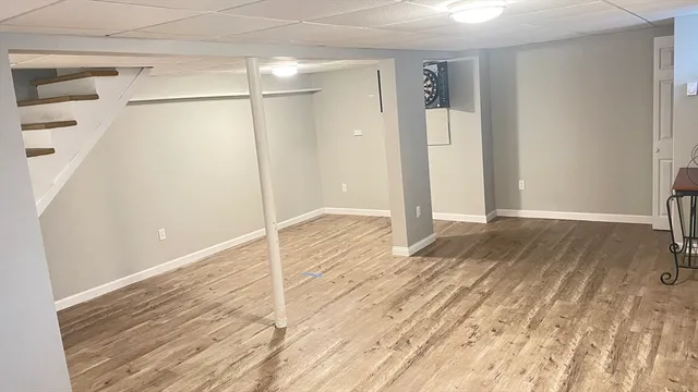 a view of house with yard