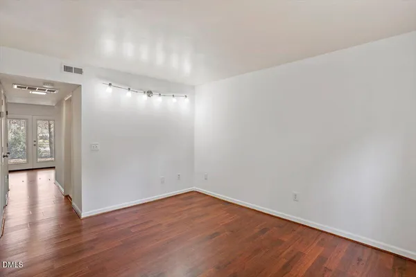 wooden floor in an empty room