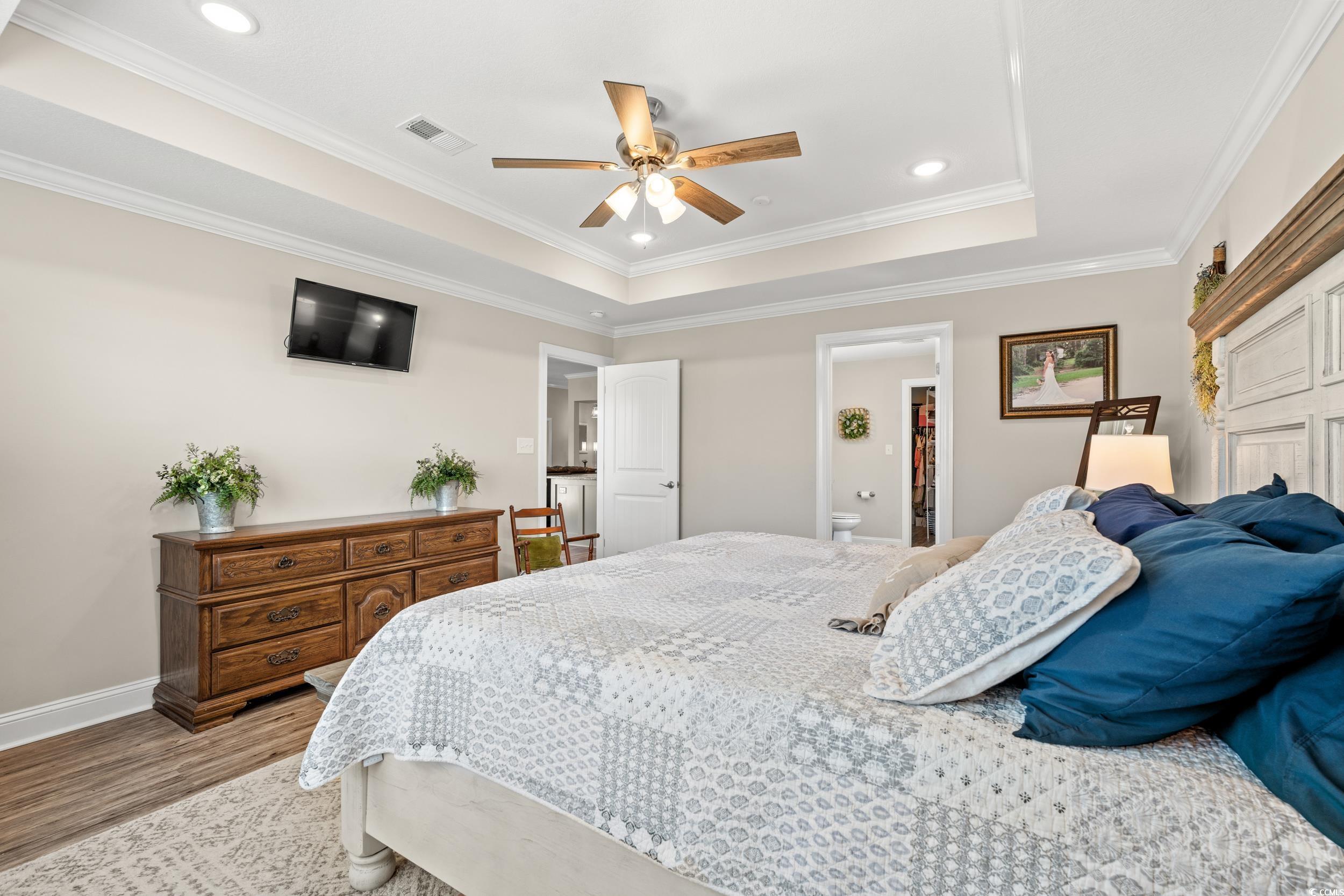 1333 Zion Road Aynor, SC 29544 - Photo 13 of 34 Bedroom featuring light hardwood / wood-style floo