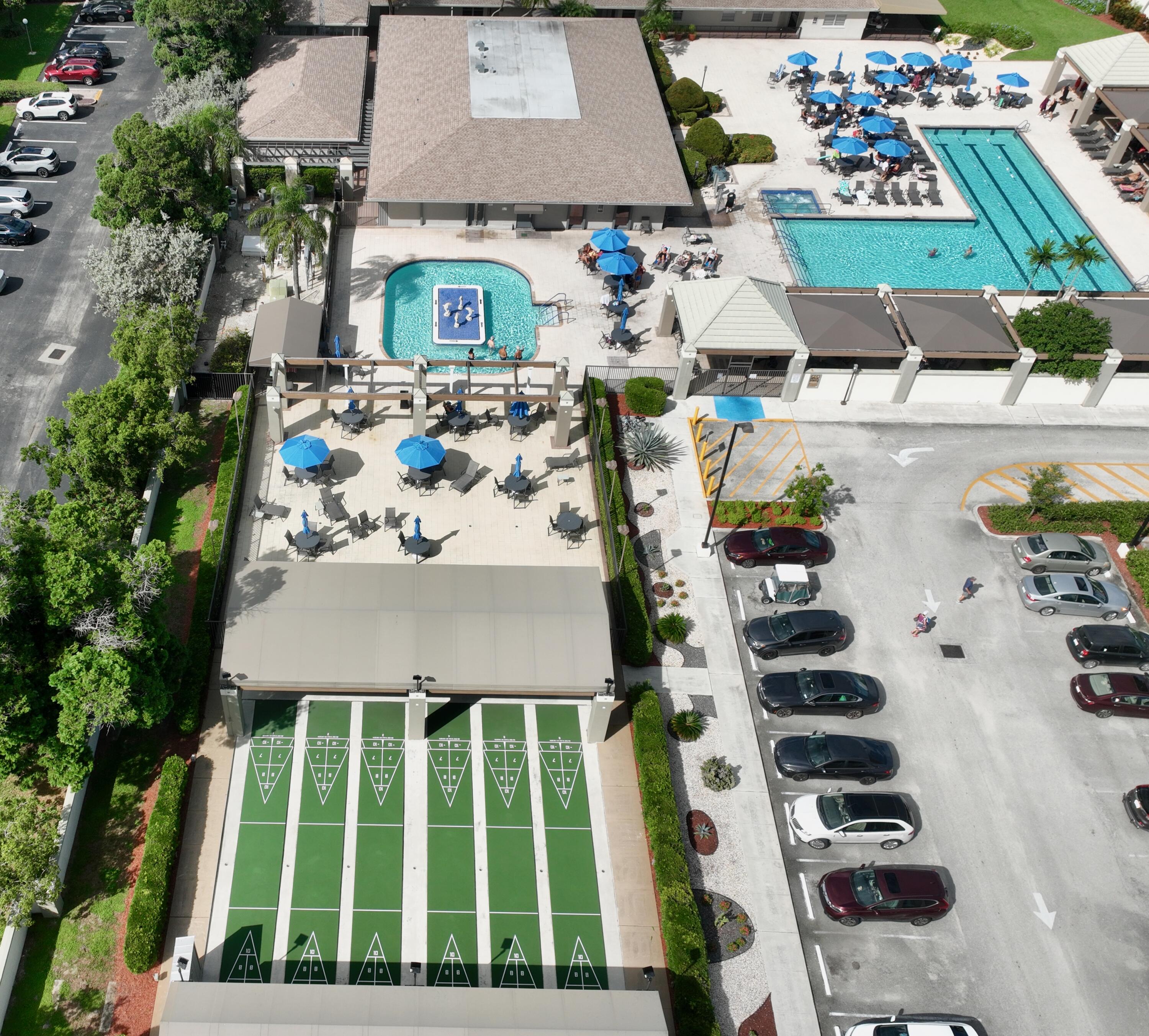 1904 Bermuda Circle, Unit H1 Coconut Creek, FL 33066 - Photo 56 of 72 Shuffleboard and Main Pool