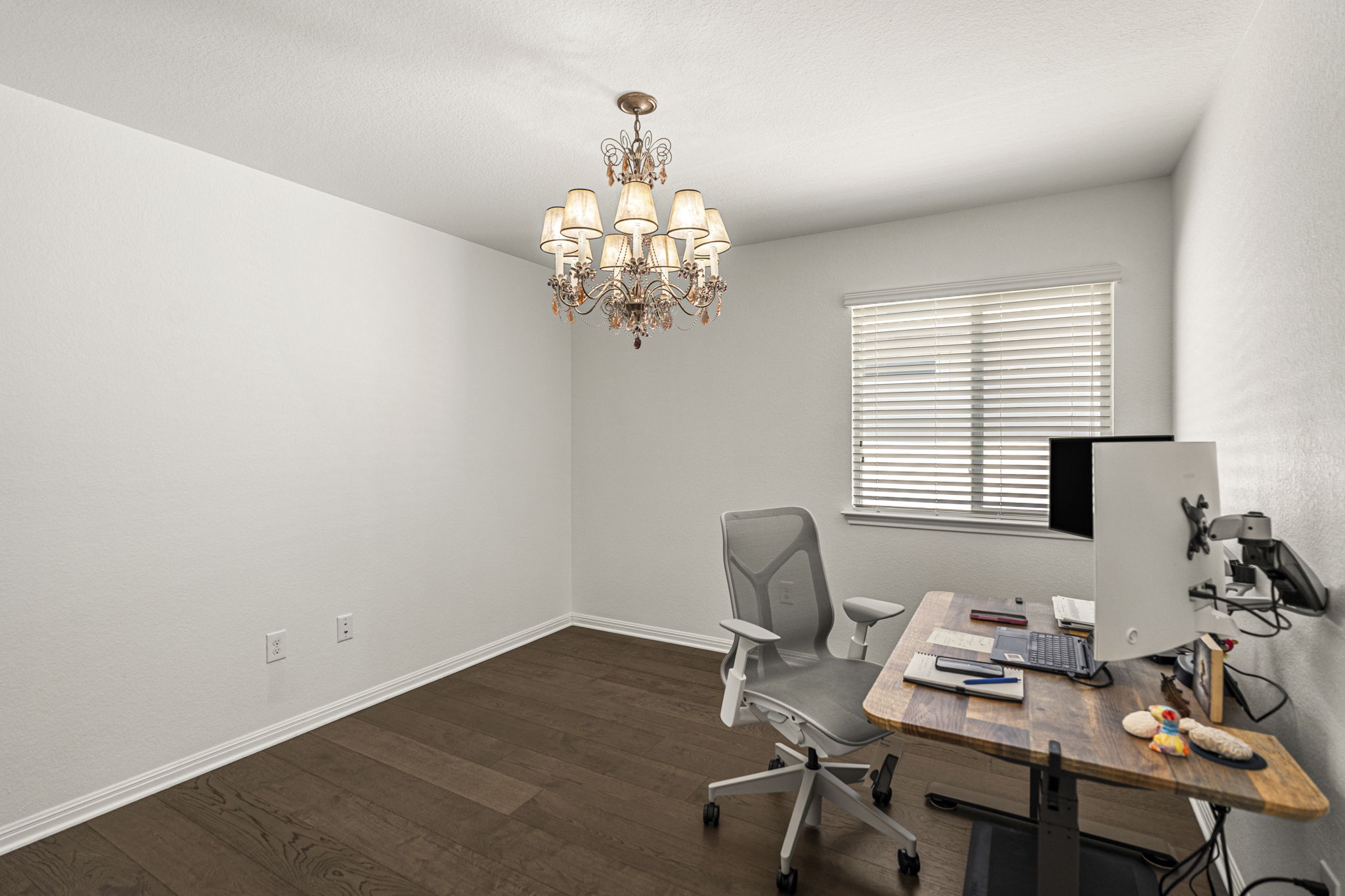 11412 Reading Way Austin, TX 78717 - Photo 19 of 35 Upstairs bedroom with wood flooring.