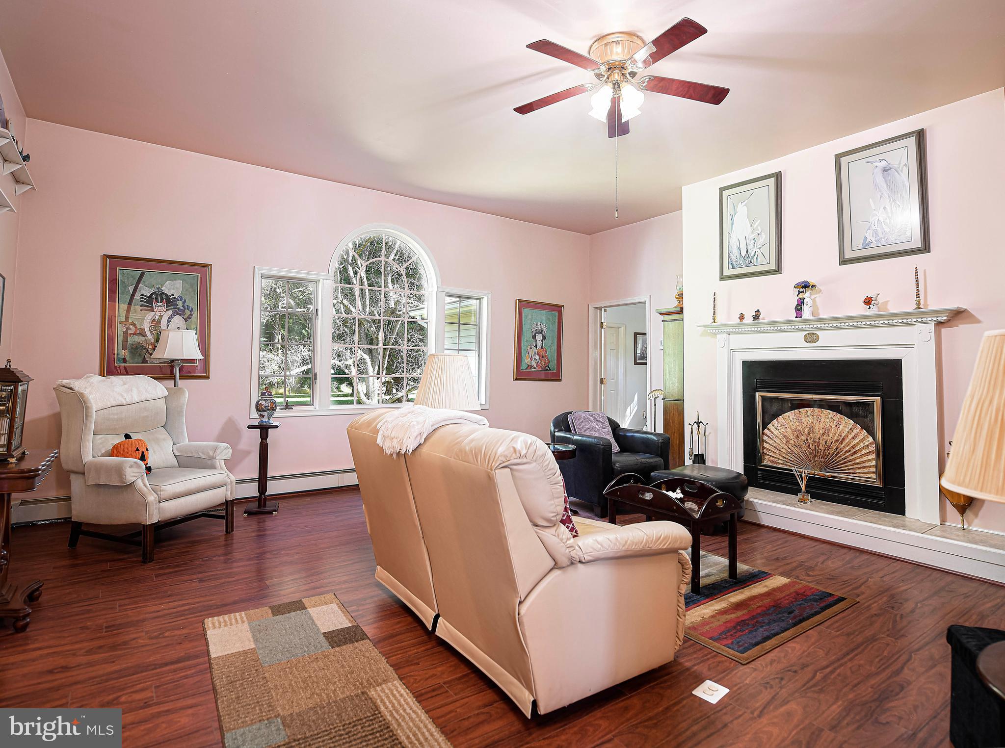 2319 Laurel Bush Road Abingdon, MD 21009 - Photo 12 of 36 Wood burning fireplace & beautiful
widow