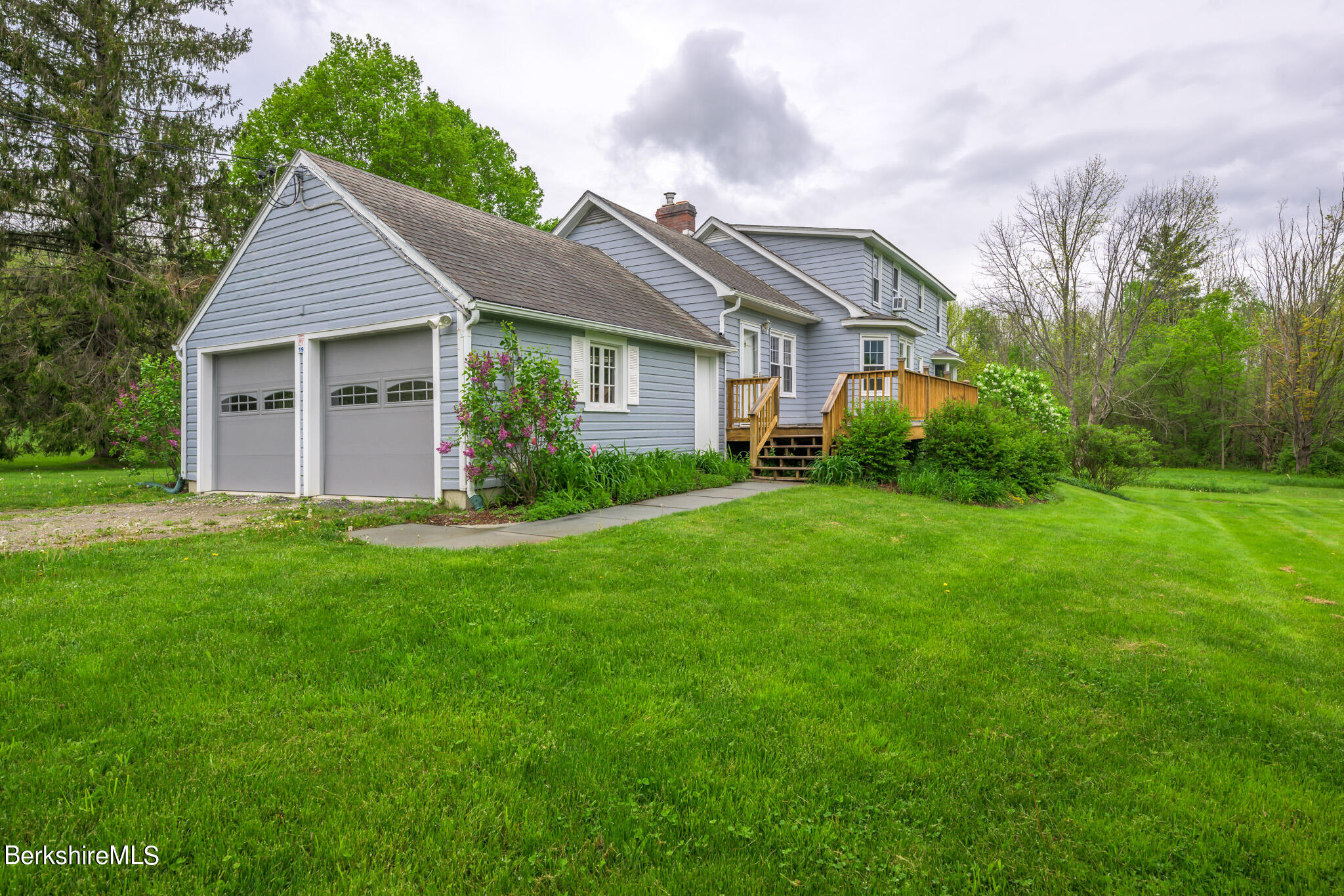 19 Anthony Road Richmond, MA 01201 - Photo 29 of 40 a view of a house with backyard and garden