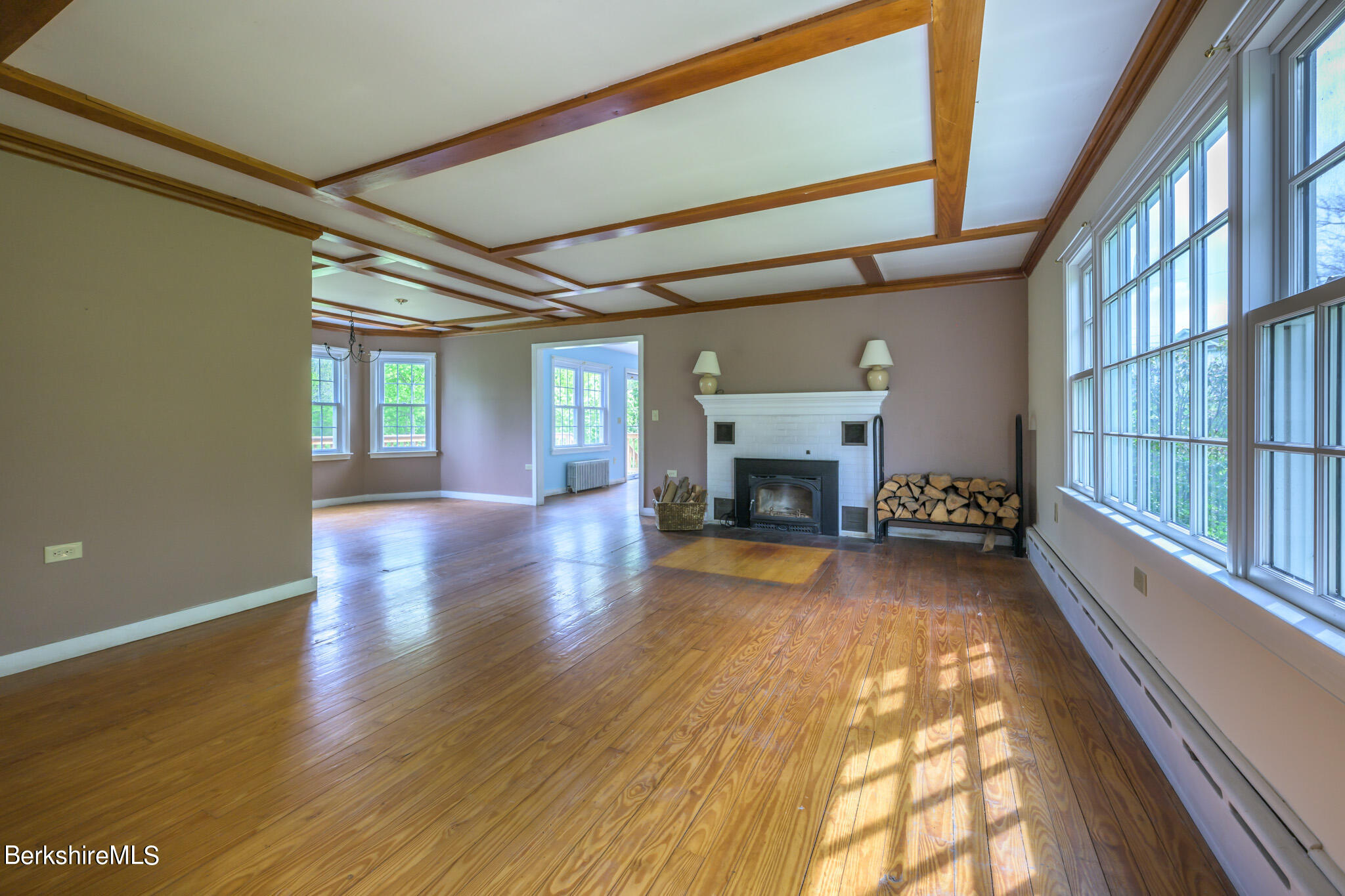 19 Anthony Road Richmond, MA 01201 - Photo 5 of 40 a view of livingroom with furniture and fireplace