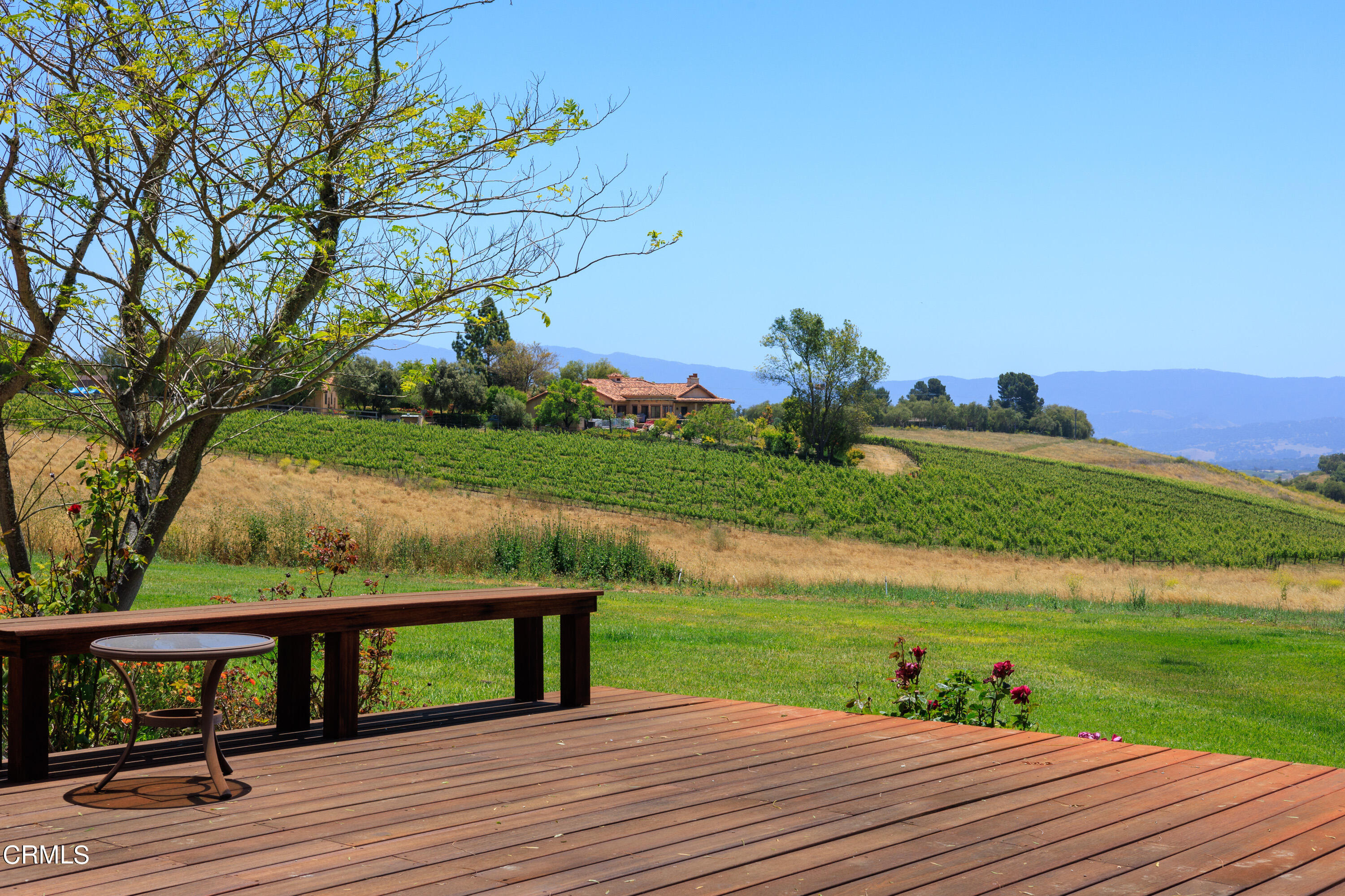 2851 Tapadero Road Solvang, CA 93463 - Photo 27 of 38 a view of a balcony with wooden floor