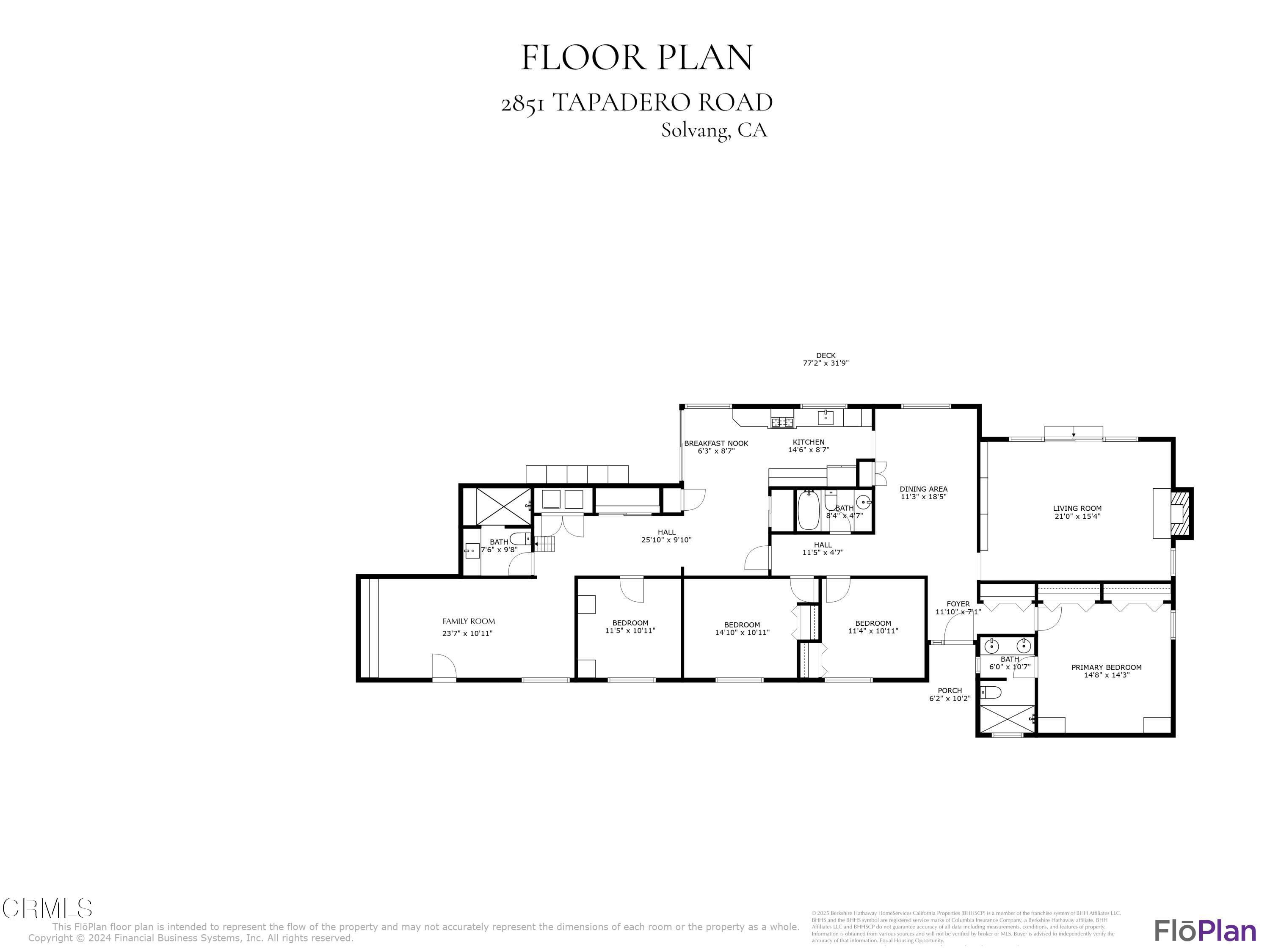 2851 Tapadero Road Solvang, CA 93463 - Photo 38 of 38 a picture of floor plan