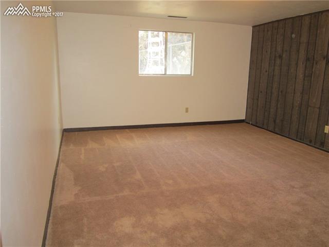 823 Cresta Road Colorado Springs, CO 80905 - Photo 28 of 36 Lower Level LARGE fifth Bedroom with it's own walk-in closet. More storage!