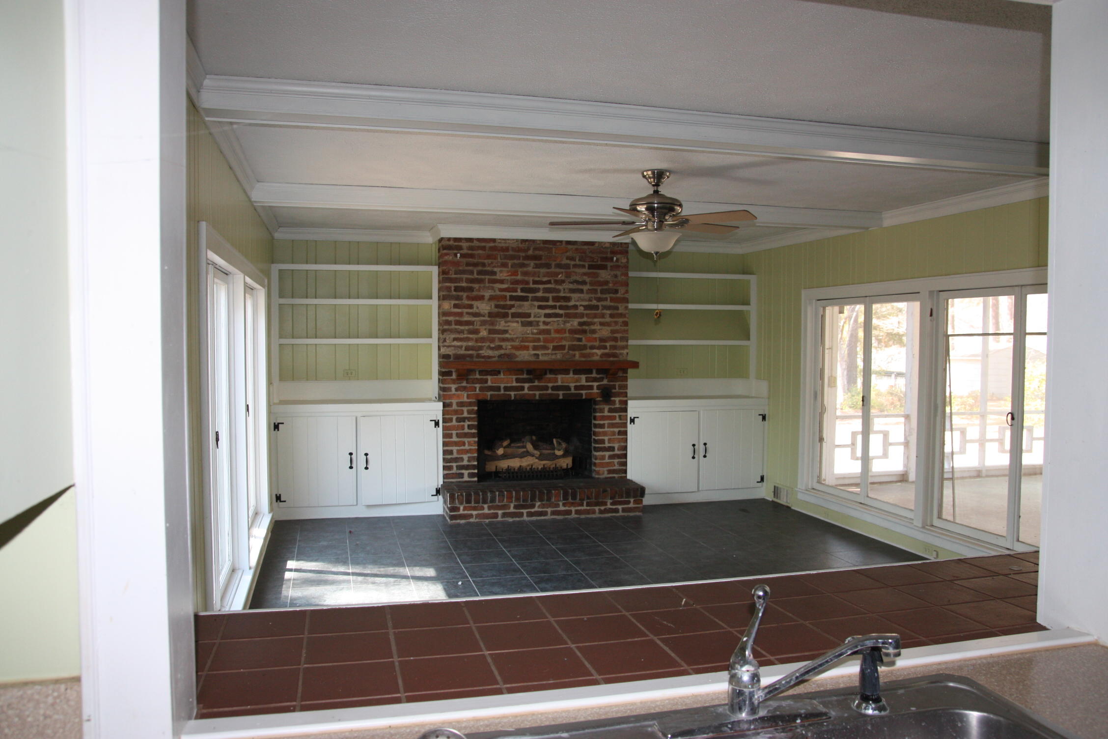515 Anson Avenue Rockingham, NC 28379 - Photo 6 of 11 looking through kitchen opening into den area