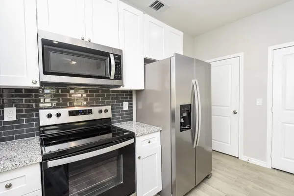 a close view of closet