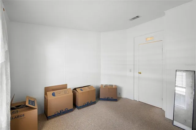 a room with storage and utility