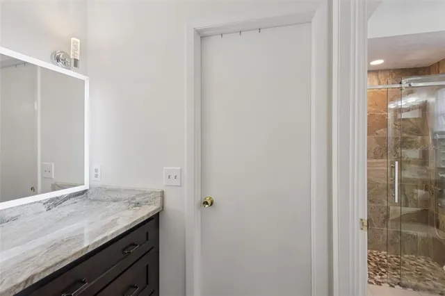 a view of a bathroom sink