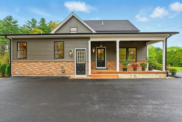 front view of house with a porch