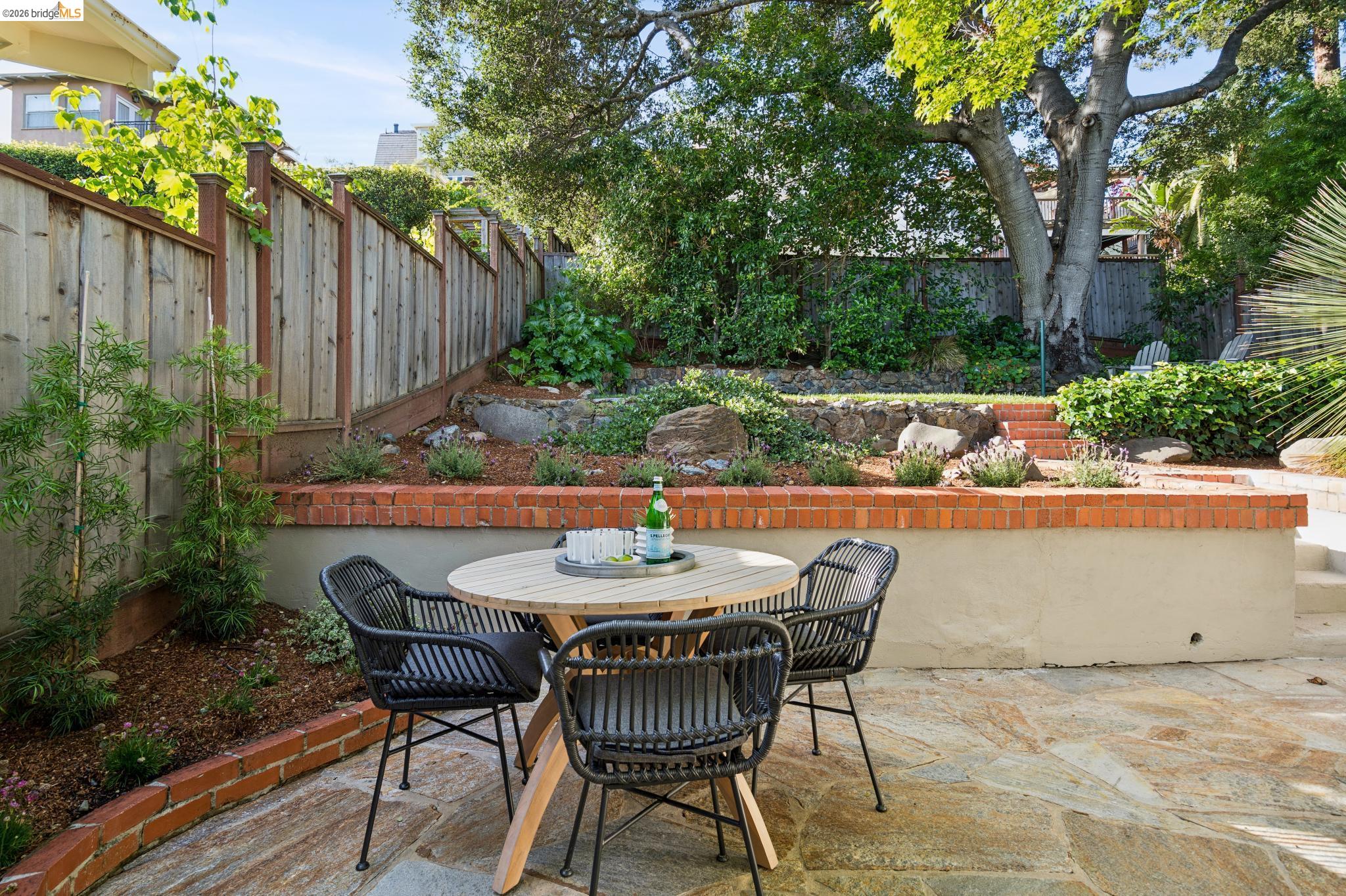 1121 Ranleigh Way Piedmont, CA 94610 - Photo 29 of 50 a view of table and chairs in patio