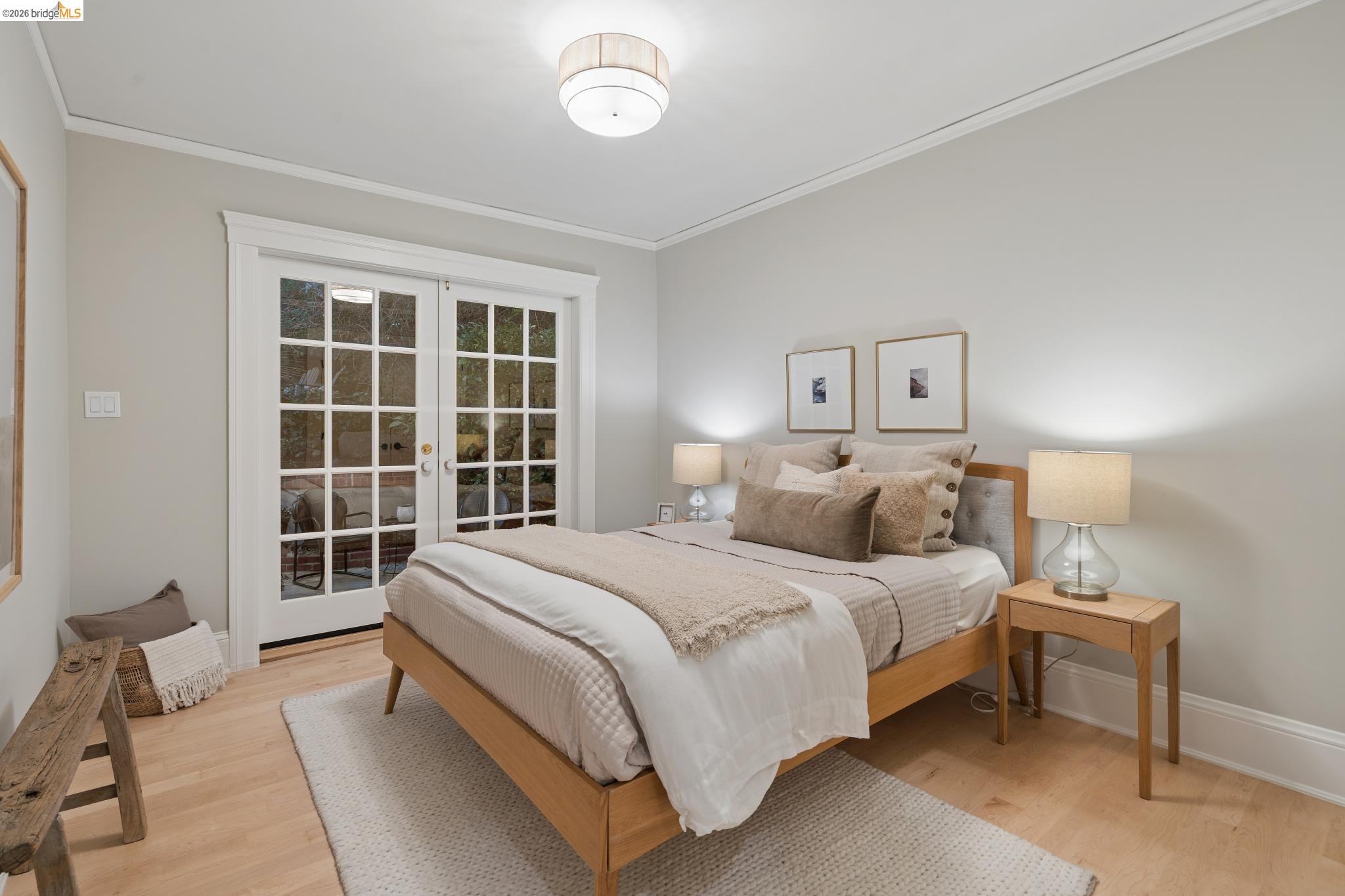 1121 Ranleigh Way Piedmont, CA 94610 - Photo 42 of 50 a bedroom with a large bed and a large window