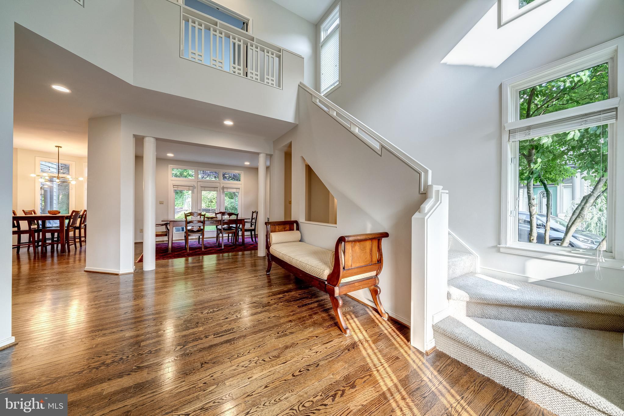 1433 Waterfront Road Reston, VA 20194 - Photo 32 of 67 Two Story Foyer w/View Down Below from Upper Level