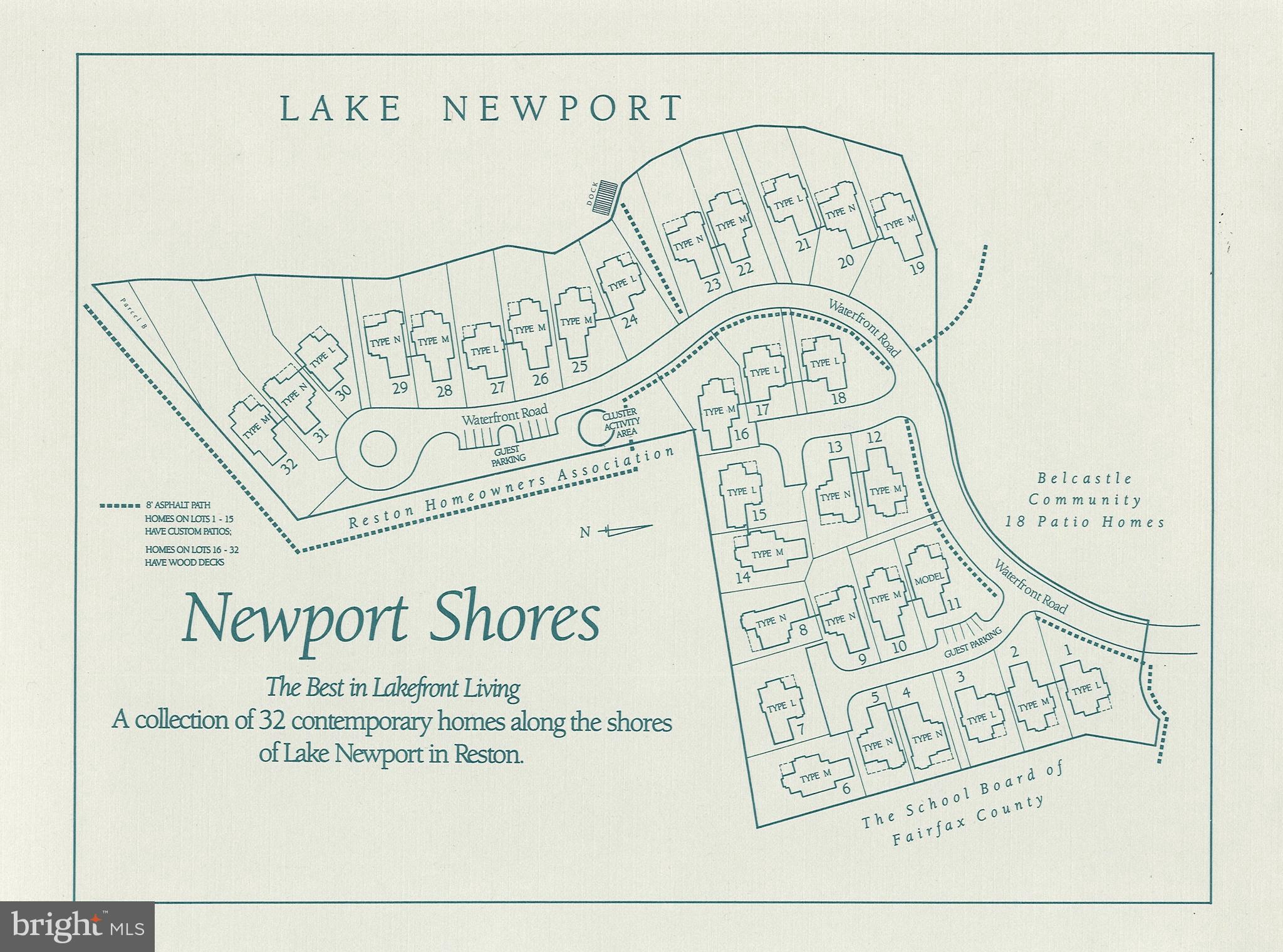 1433 Waterfront Road Reston, VA 20194 - Photo 62 of 67 Plat Newport Shores