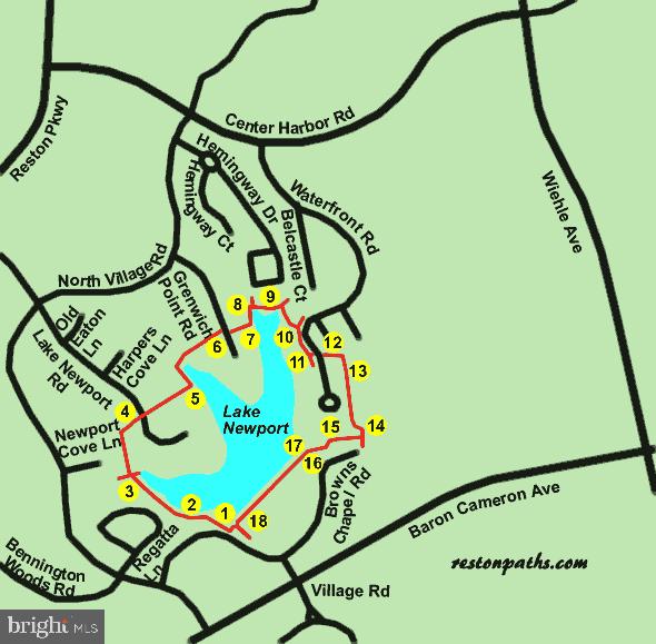 1433 Waterfront Road Reston, VA 20194 - Photo 63 of 67 Lake Newport - Bike and Walking Paths