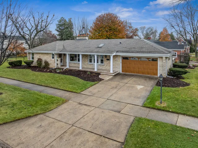 a picture of a bench in front of a