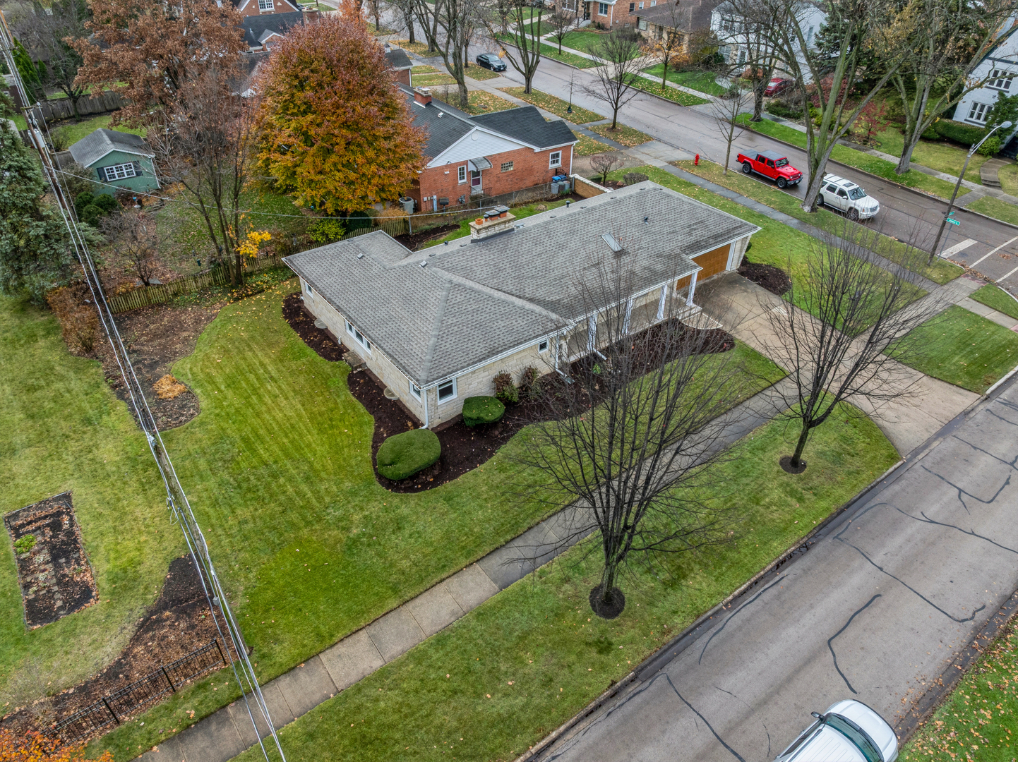 295 Ardmore Road Des Plaines, IL 60016 - Photo 3 of 30 an aerial view of a house with garden