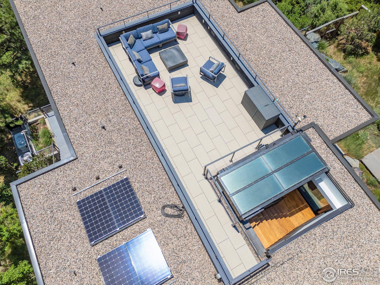 1775 Deer Valley Road Boulder, CO 80305 - Photo 28 of 40 aerial view of a house with balcony