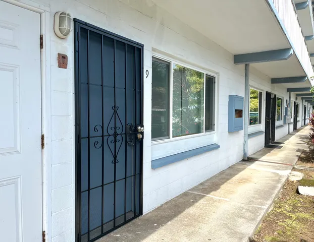 a view of front door