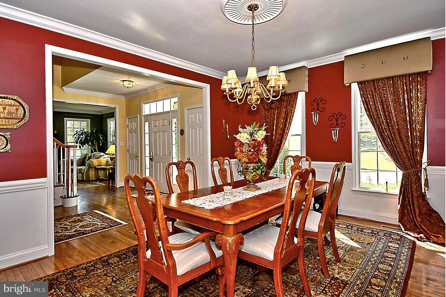 2702 Howard Grove Road Davidsonville, MD 21035 - Photo 9 of 30 Wainscoted Formal Dining Room