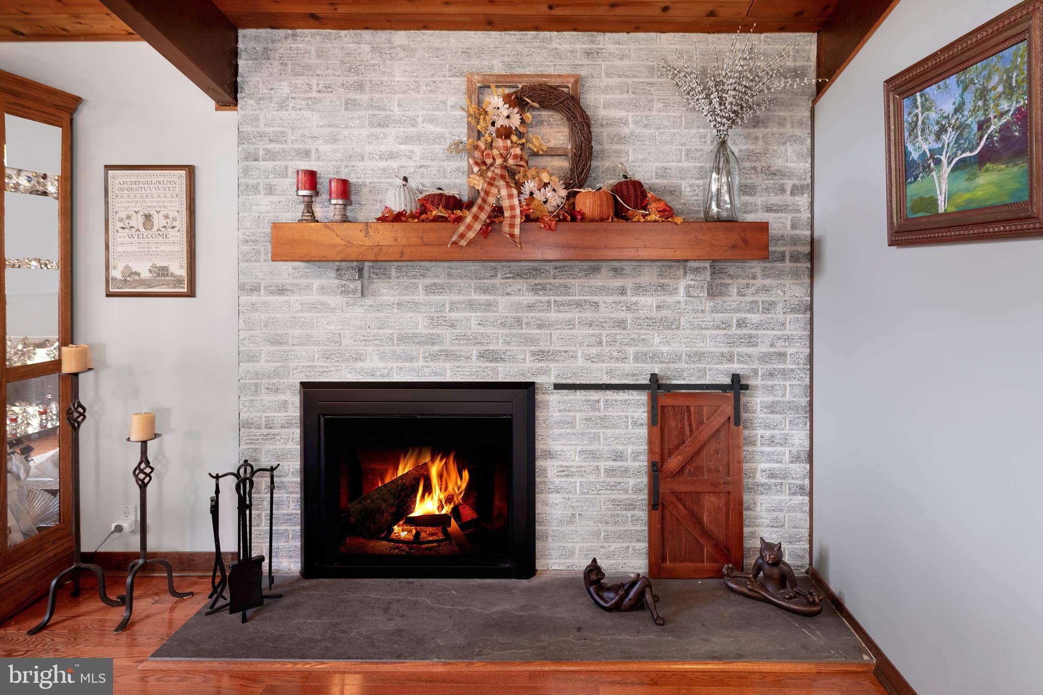 615 Scotch Road Pennington, NJ 08534 - Photo 9 of 33 Dining Room Fireplace