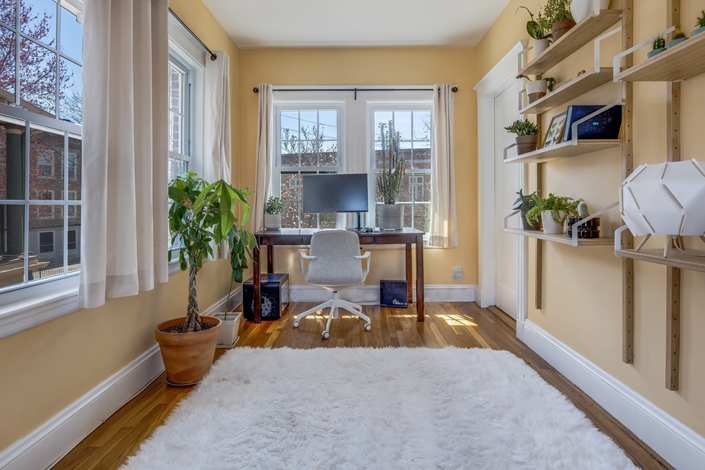 21 Pershing Road, Unit 2 Boston, MA 02130 - Photo 9 of 17 a living room with furniture and a potted plant