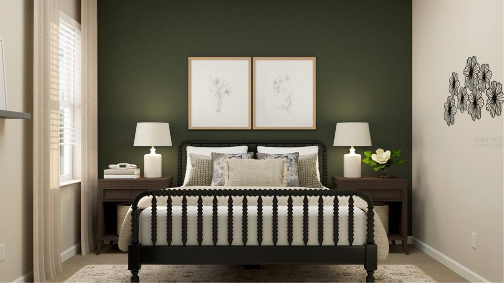 6072 Zen Way Clermont, FL 34714 - Photo 7 of 21 a bed sitting in a bedroom next to a window