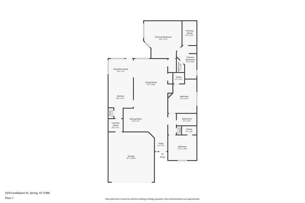 3219 Candlepine Drive Spring, TX 77388 - Photo 2 of 16 a picture of floor plan