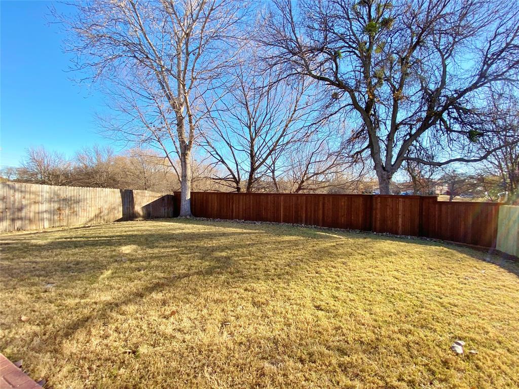 5511 Green Ivy Road Denton, TX 76210 - Photo 12 of 12 a view of a yard with a large tree