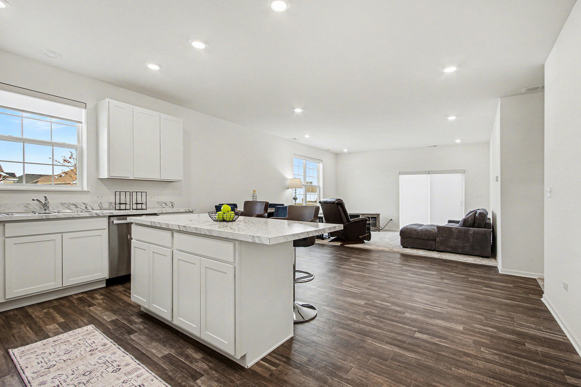 11649 Thomas Street Winfield, IN 46307 - Photo 4 of 15 a kitchen with a sink and cabinets