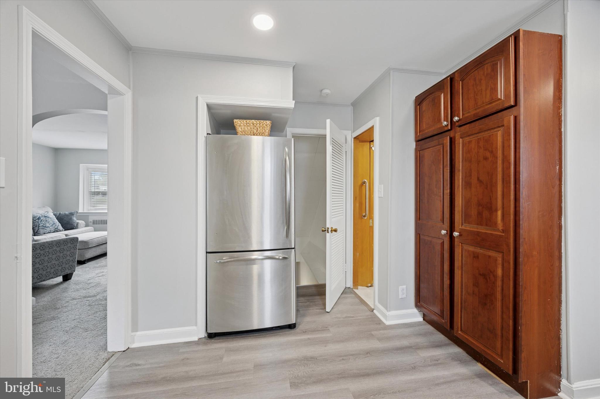 181 Friendship Road Drexel Hill, PA 19026 - Photo 12 of 24 a view of kitchen with furniture and wooden floor