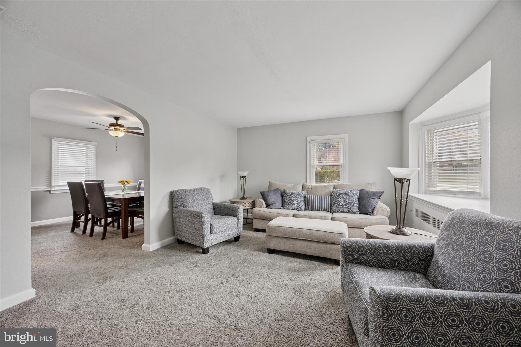 181 Friendship Road Drexel Hill, PA 19026 - Photo 7 of 24 a living room with furniture and a large window