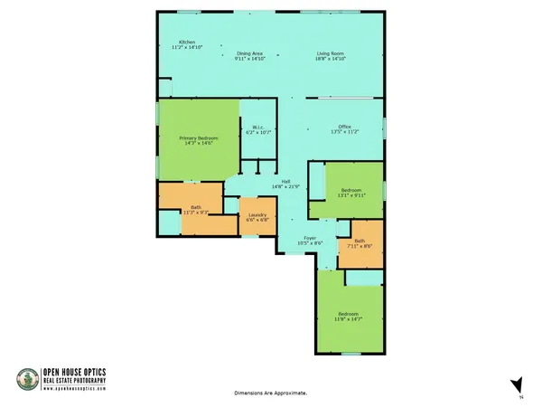 a picture of a floor plan
