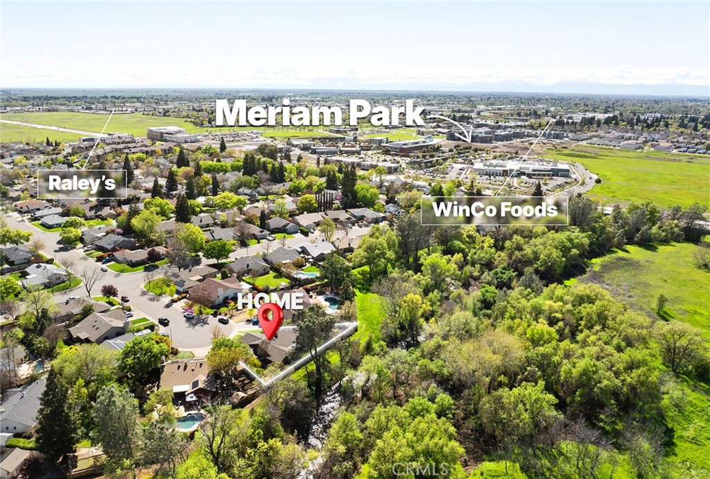 2 Baroni Drive Chico, CA 95928 - Photo 60 of 63 an aerial view of residential building and lake