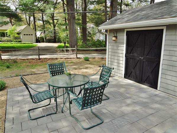 27 Birch Road Natick, MA 01760 - Photo 16 of 16 a view of a chairs and table in the patio